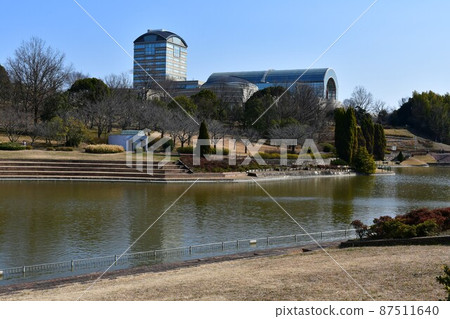 Aichi Health Plaza in early spring, Obu Sports Park Aichi Health Plaza in early spring, Obu Sports Park 87511640