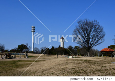Aichi Health Plaza in early spring, Obu Sports Park 87511642