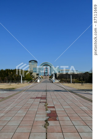 Aichi Health Plaza in early spring, Obu Sports Park 87511669