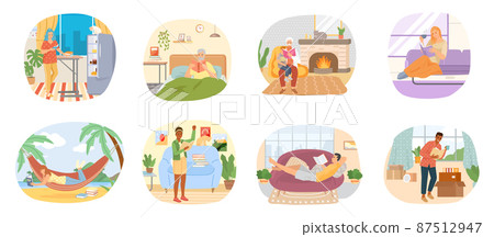 Reading people flat character set with books magazines literature isolated vector illustration Reading people flat character set with books magazines literature isolated vector illustration 87512947