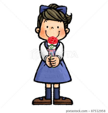 Mother's Day Children with Carnations Mother's Day Children with Carnations 87512958