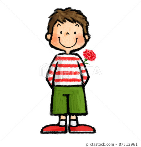 Mother's Day Children with Carnations Mother's Day Children with Carnations 87512961