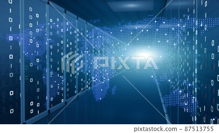 數字云 5G 網絡安全概念的數字化轉型形象 87513755