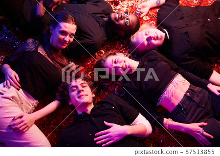 Young People on Party Floor 87513855