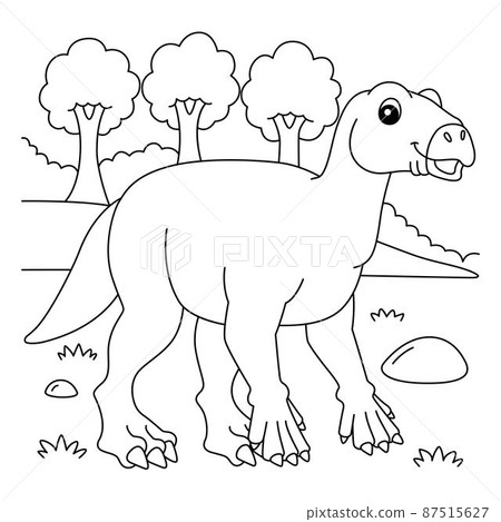 Iguanodon Coloring Page for Kids 87515627