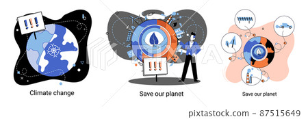 Change climate. Nature biodiversity mother earth. Metaphor of climate change and saving planet, World Environment Day Change climate. Nature biodiversity mother earth. Metaphor of climate change and saving planet, World Environment Day 87515649