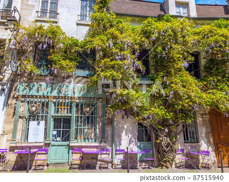 Fashionable restaurant in Paris 87515940