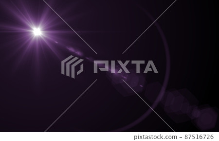 Lens Flare light over background. Easy to add overlay or screen filter over photos Lens Flare light over background. Easy to add overlay or screen filter over photos 87516726