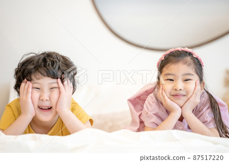 兒童生活方式放鬆假期家庭 87517220