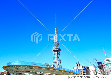 Scenery of Nagoya City, Nagoya TV Tower and Oasis 21 87517229