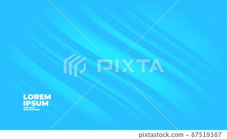 Abstract blue background. Blue modern shapes background for banner template. 87519387