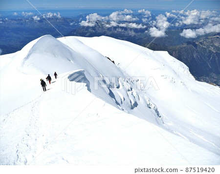 攀登勃朗峰，法國 87519420