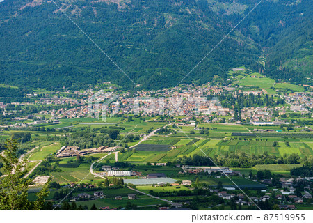 Small Town of Levico Terme - Tourist Resort in Trentino Alto Adige Italy Small Town of Levico Terme - Tourist Resort in Trentino Alto Adige Italy 87519955