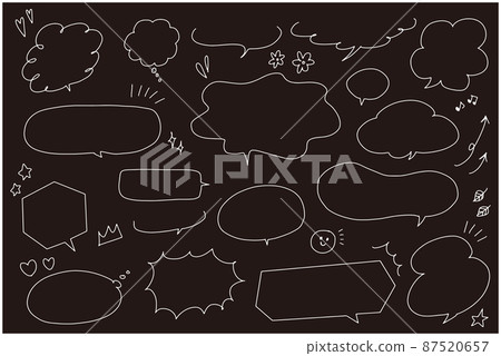 Speech balloon material set Speech balloon material set 87520657