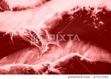 Red and white marble texture acrylic fluid art Red and white marble texture acrylic fluid art 87521995