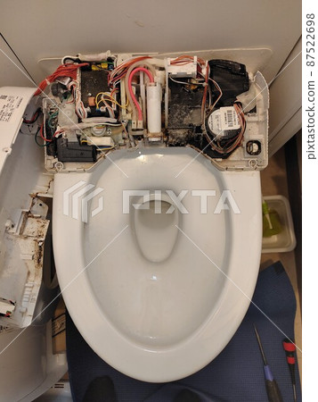 Accident property! Destroyed toilet Accident property! Destroyed toilet 87522698