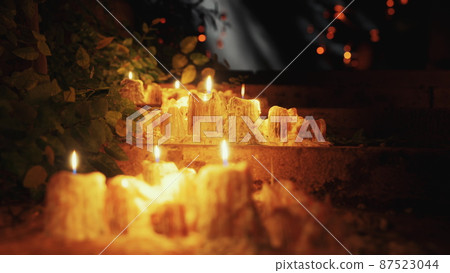 candles burning in the dark candles burning in the dark 87523044