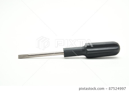Screwdriver for repair work on a white background 87524997
