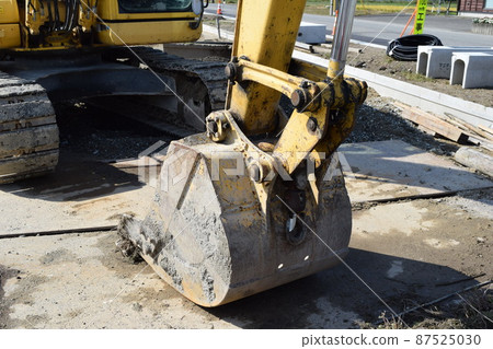 Construction machinery at civil construction site 87525030