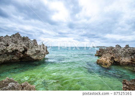 Scenery of Miyakojima Shigira Beach 87525161