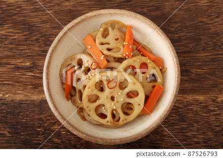 Lotus root noodles Lotus root noodles 87526793