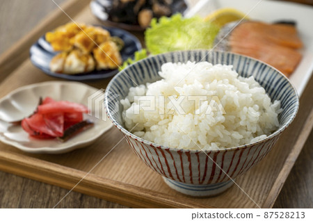 Rice breakfast image Rice breakfast image 87528213
