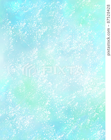 美麗的飛濺水彩背景圖(藍色) 美麗的飛濺水彩背景圖(藍色) 87528428
