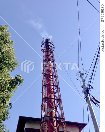 A chimney of a public bath 87529980