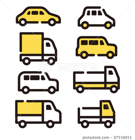 Icon car type set 87530051
