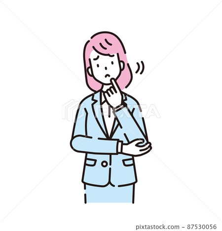 人物插圖線描 人物插圖線描 87530056