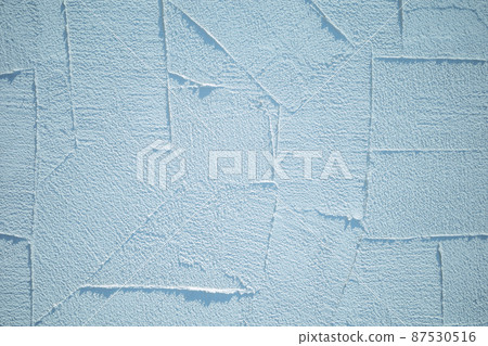 Geometric pattern of trowel-finished plaster wall a-2-3 Bright and cool colors 87530516