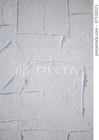 Geometric pattern of trowel-finished plaster wall a-4-1 Bright Geometric pattern of trowel-finished plaster wall a-4-1 Bright 87530521