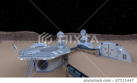 Planetary exploration base Planetary exploration base 87531447