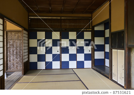 Checkered pattern of Katsura Rikyu Song Shinkintei Checkered pattern of Katsura Rikyu Song Shinkintei 87531621