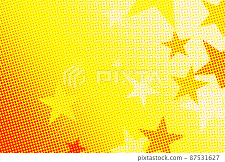 Background material_gradation_halftone_star 87531627