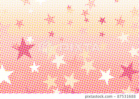 Background material_gradation_halftone_star 87531688