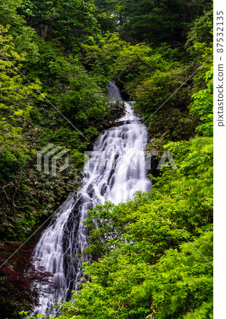 [Akita Prefecture] 100 selections of waterfalls in Japan, Nanataki 87532135