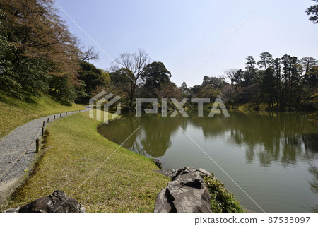 Kyoto Sento Gosho Kitaike Pond Kyoto Sento Gosho Kitaike Pond 87533097