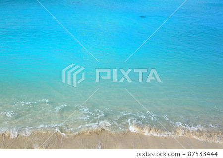 綠松石海和沙灘 綠松石海和沙灘 87533444