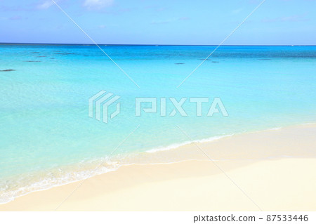 美麗的沖繩海灘 87533446