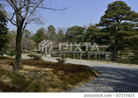 京都 仙洞御所 南池八橋 京都 仙洞御所 南池八橋 87533925