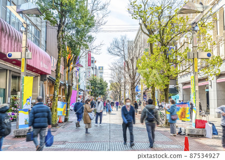 Cityscape of Yokohama Isezakicho Shopping Street, Isezakicho Street 87534927