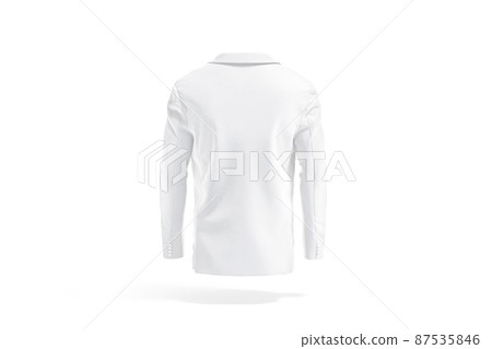Blank white men blazer mockup, back view Blank white men blazer mockup, back view 87535846