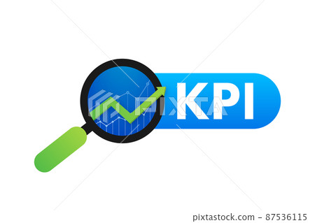 KPI Key Performance Indicator. Measurement, Optimization, Strategy. Vector illustration KPI Key Performance Indicator. Measurement, Optimization, Strategy. Vector illustration 87536115