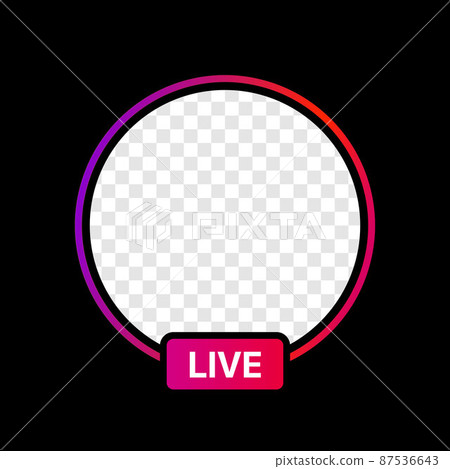 Profile Live Icon Interface. Transparent Placeholder. Put Your Photo Under Background Profile Live Icon Interface. Transparent Placeholder. Put Your Photo Under Background 87536643
