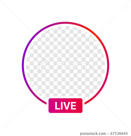 Profile Live Icon Interface. Transparent Placeholder. Put Your Photo Under Background Profile Live Icon Interface. Transparent Placeholder. Put Your Photo Under Background 87536645