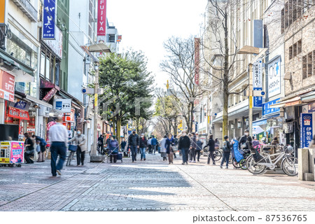 Cityscape of Yokohama Isezakicho Shopping Street, Isezakicho Street Cityscape of Yokohama Isezakicho Shopping Street, Isezakicho Street 87536765