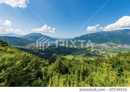 Sugana Valley with Levico and Caldonazzo Lake - Trentino Alto Adige Italy 87536816