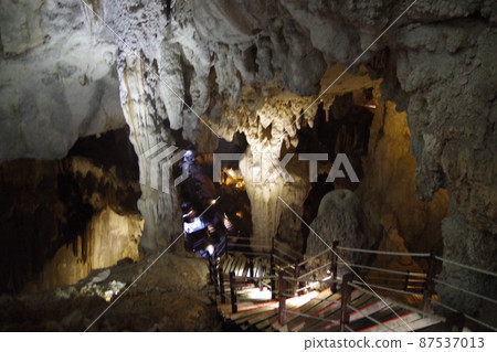 Clearwater Cave in Gunung Mulu National Park, a World Heritage Site in Borneo, Malaysia 87537013