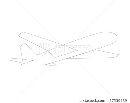 飛機剪影 飛機剪影 87539389